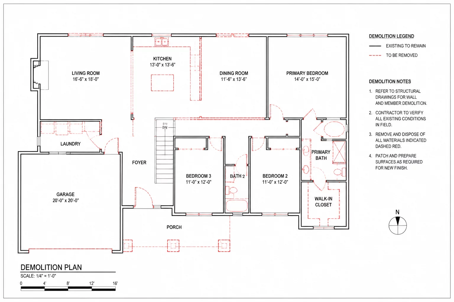 Demolition Plan Clarity