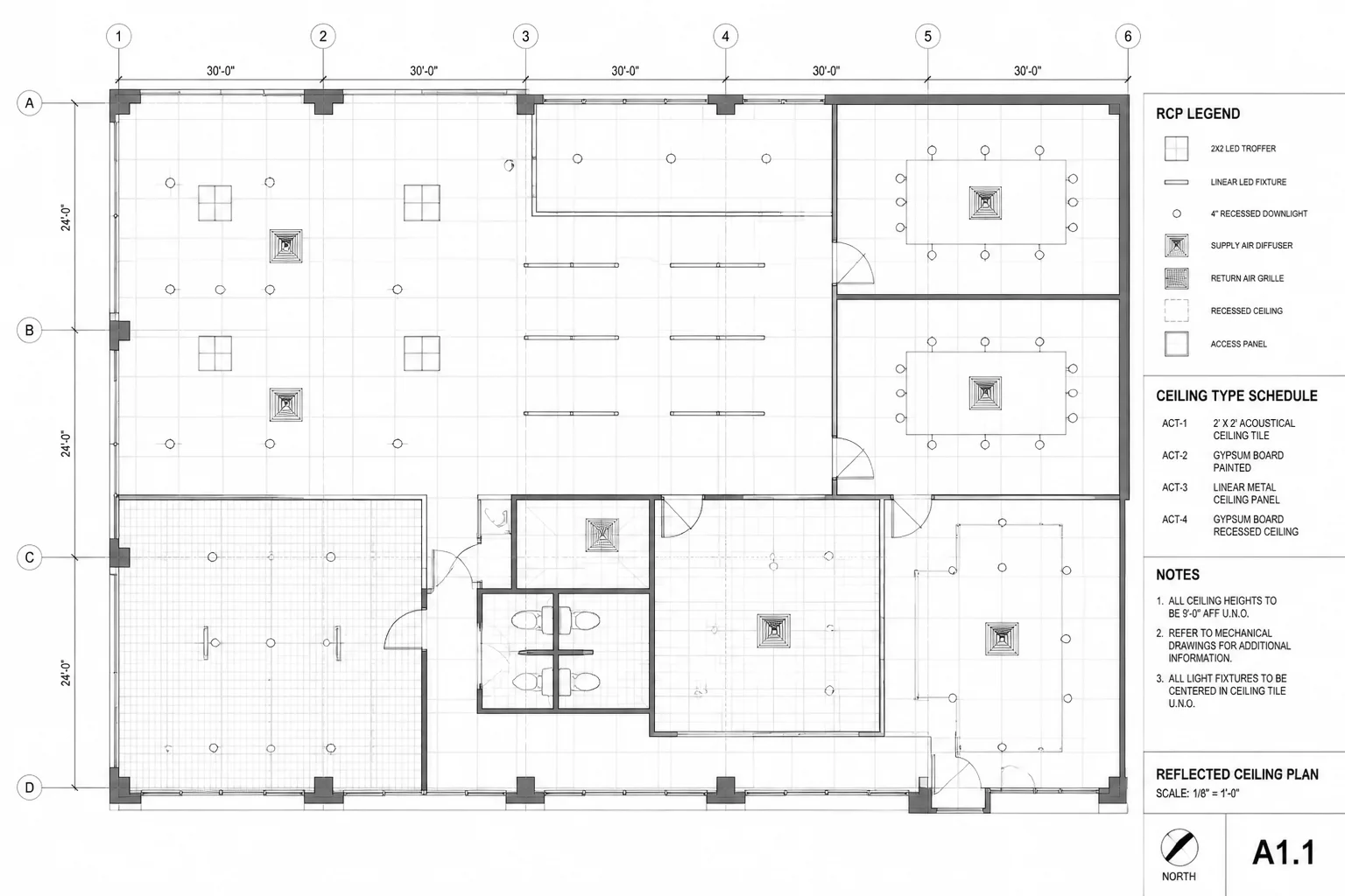 Reflected Ceiling Plan Focus