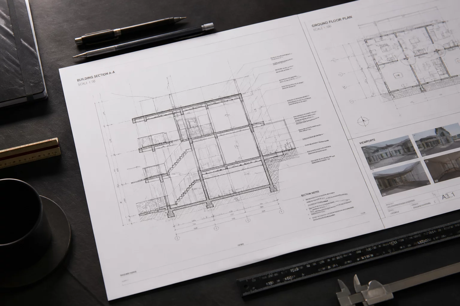 Architectural viewport planning and view intent workflow diagram